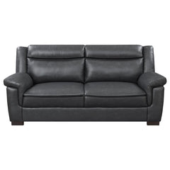 Arabella 2-piece Upholstered Padded Arm Sofa Set Grey - 506591-S2