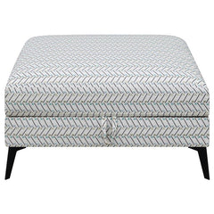Clint Square Upholstered Tufted Storage Ottoman Aloe - 509807
