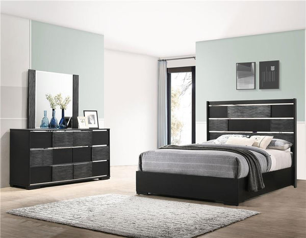 Blacktoft 4-piece Eastern King Bedroom Set Black - 207101KE-S4
