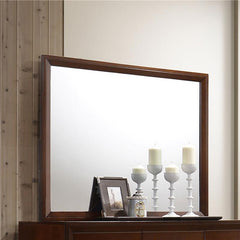 Serenity Rectangle Dresser Mirror Rich Merlot - 201974