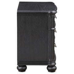 Celina 3-drawer Nightstand Black - 224762