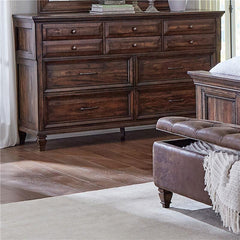 Avenue 8-drawer Dresser Weathered Burnished Brown - 223033