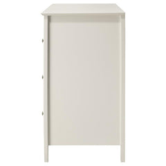 Selena 6-drawer Dresser Cream White - 400233