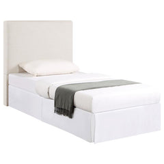 Pirro Upholstered Twin Panel Headboard Sand - 315980T