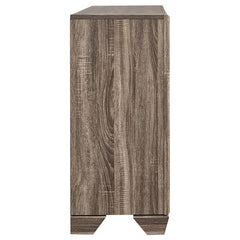 Kauffman 6-drawer Dresser Washed Taupe - 204193