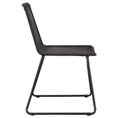 Dacy Upholstered Dining Chairs (Set of 2) Brown and Sandy Black - 192032