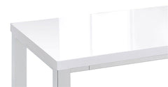 Natividad 5-piece Bar Set White High Gloss and Chrome - 182525