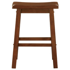 Durant Wooden Counter Height Stools Chestnut (Set of 2) - 180069