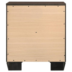 Kauffman 2-drawer Nightstand Dark Cocoa - 204392