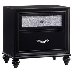 Barzini 5-piece California King Bedroom Set Black - 200891KW-S5