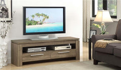 Elkton 2-drawer Engineered Wood 59" TV Stand Weathered Brown - 701975