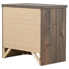 Frederick 2-drawer Nightstand Weathered Oak - 222962