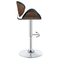Harris Adjustable Bar Stool Black and Chrome - 130504