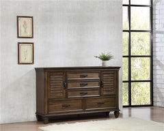 Franco 52-drawer Dresser Burnished Oak - 200973