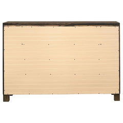 Woodmont 8-drawer Dresser Rustic Golden Brown - 222633