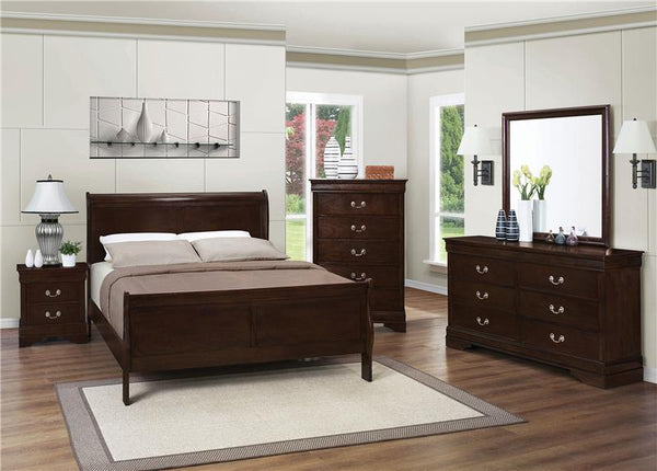 Louis Philippe 2-drawer Nightstand Cappuccino - 202412