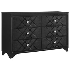 Penelope 4-piece Eastern King Bedroom Set Midnight Star - 223571KE-S4
