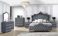 Antonella 5-drawer Bedroom Chest Grey - 223585