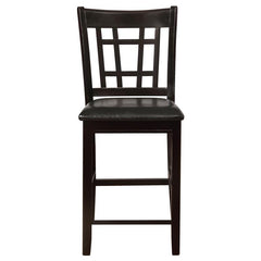Lavon 5-piece Counter Height Dining Room Set Espresso and Black - 102888-S5