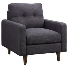 Watsonville 3-piece Upholstered Track Arm Sofa Set Grey - 552001-S3