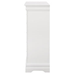 Louis Philippe 5-drawer Chest White - 204695