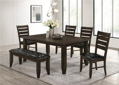 Dalila Rectangular Dining Table Cappuccino - 102721