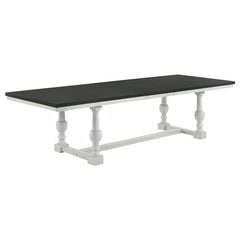 Aventine 7-piece Rectangular Dining Set Charcoal and Vintage Chalk - 108241-S7