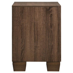 Brandon 2-drawer Nightstand Medium Warm Brown - 205322