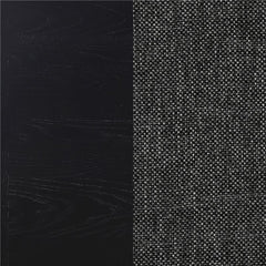 Catherine Upholstered Dining Arm Chair Charcoal Grey and Black (Set of 2) - 106252