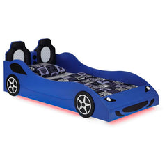 Cruiser Wood Twin LED Car Bed Blue - 400478