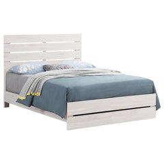 Brantford Wood Queen Panel Bed Coastal White - 207051Q
