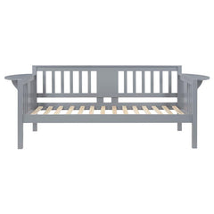 Bethany Wood Twin Daybed with Drop-down Tables Grey - 300838