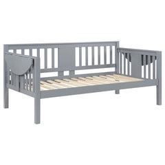 Bethany Wood Twin Daybed with Drop-down Tables Grey - 300838