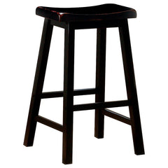 Durant Wooden Bar Stools Black (Set of 2) - 180029