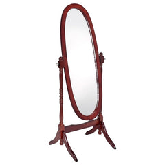 Foyet Wood Adjustable Full Length Cheval Mirror Merlot - 3101