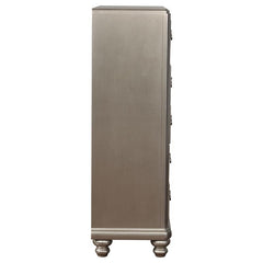 Bling Game 6-drawer Chest Metallic Platinum - 204185