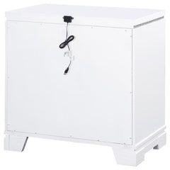 Eleanor 2-drawer Nightstand White - 223562