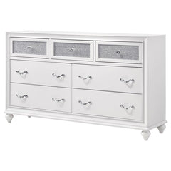Barzini 7-drawer Dresser White - 205893