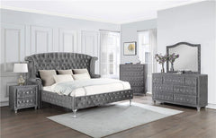 Deanna 5-piece Queen Bedroom Set Grey - 205101Q-S5