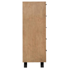Taylor 5-drawer Bedroom Chest Light Honey Brown - 223425