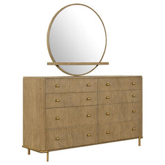 Arini 8-drawer Dresser with Mirror Sand Wash - 224303M