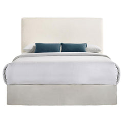 Gigi Upholstered Queen or Full Panel Headboard Ivory - 316031QF