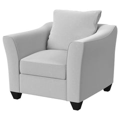 Salizar Upholstered Flared Arm Accent Chair Sand - 508583
