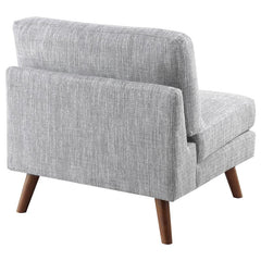 Churchill Upholstered Tufted Armless Chair Grey - 551302