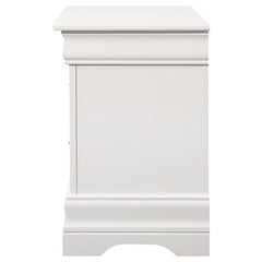 Louis Philippe 2-drawer Nightstand White - 204692