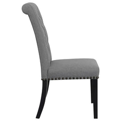 Alana Upholstered Tufted Side Chairs with Nailhead Trim (Set of 2) - 115162