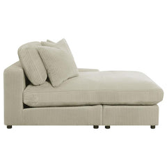 Blaine Upholstered Reversible Chaise Sectional Sofa Sand - 509899