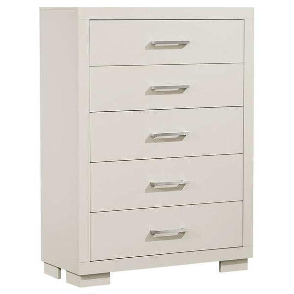 Jessica 5-drawer Chest White - 202995