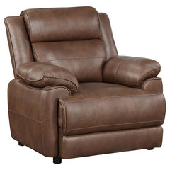 Ellington 3-piece Upholstered Padded Arm Sofa Set Dark Brown - 508281-S3