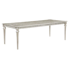 Evangeline 9-piece Dining Table Set with Extension Leaf Ivory and Silver Oak - 107551-S9